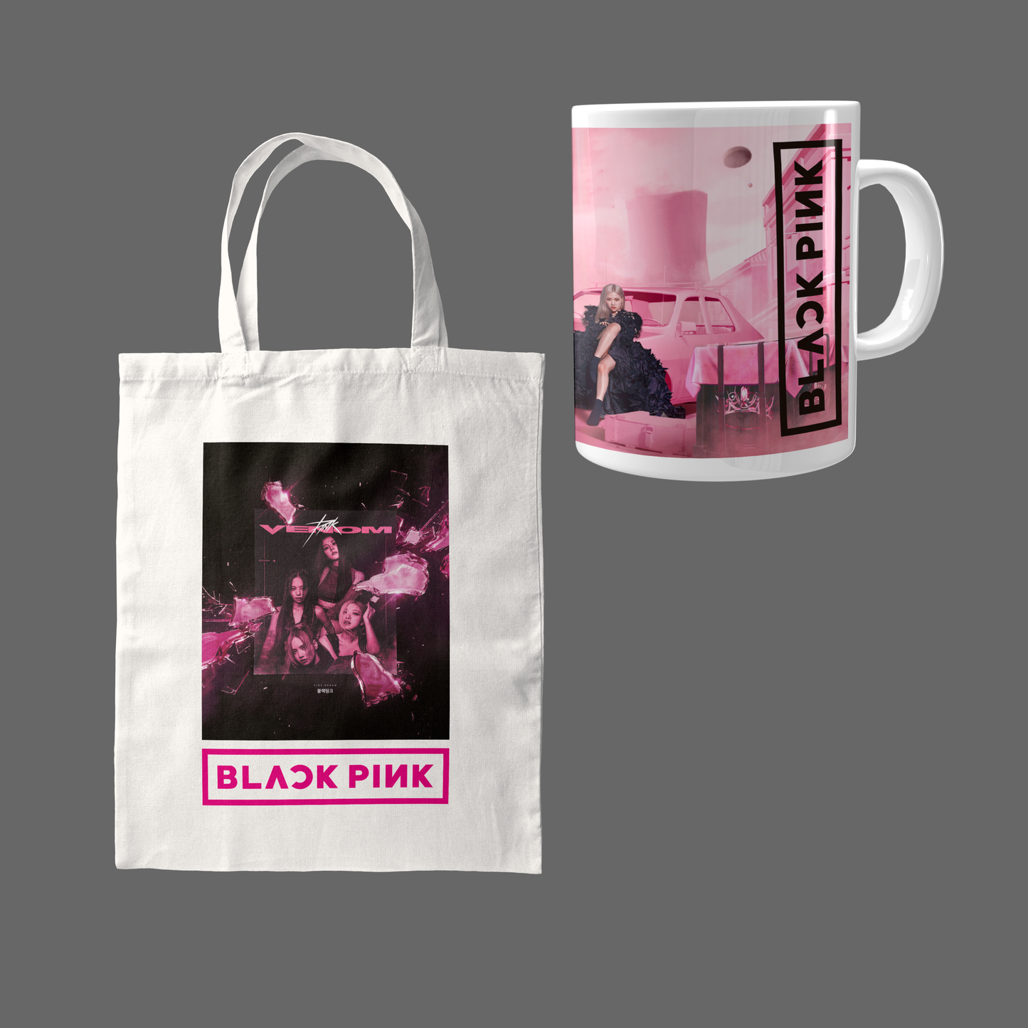 Pack BLACK PINK - Camiseta y Bolsa